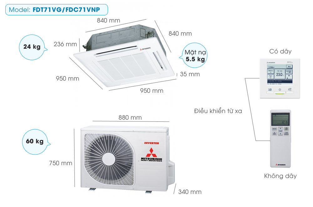 may-lanh-am-tran-mitsubishi-heavy-fdt71vg-fdc71vnp-3-0-hp-inverter