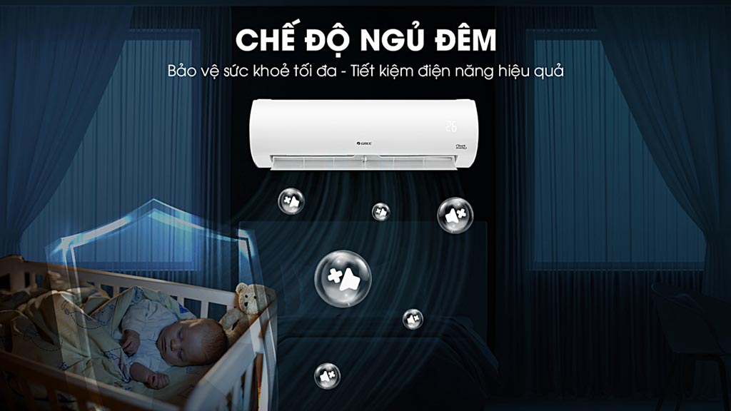 che-do-ngu-dem-may-lanh-gree-gwc24fe-k6d0a1w-2-5-hp