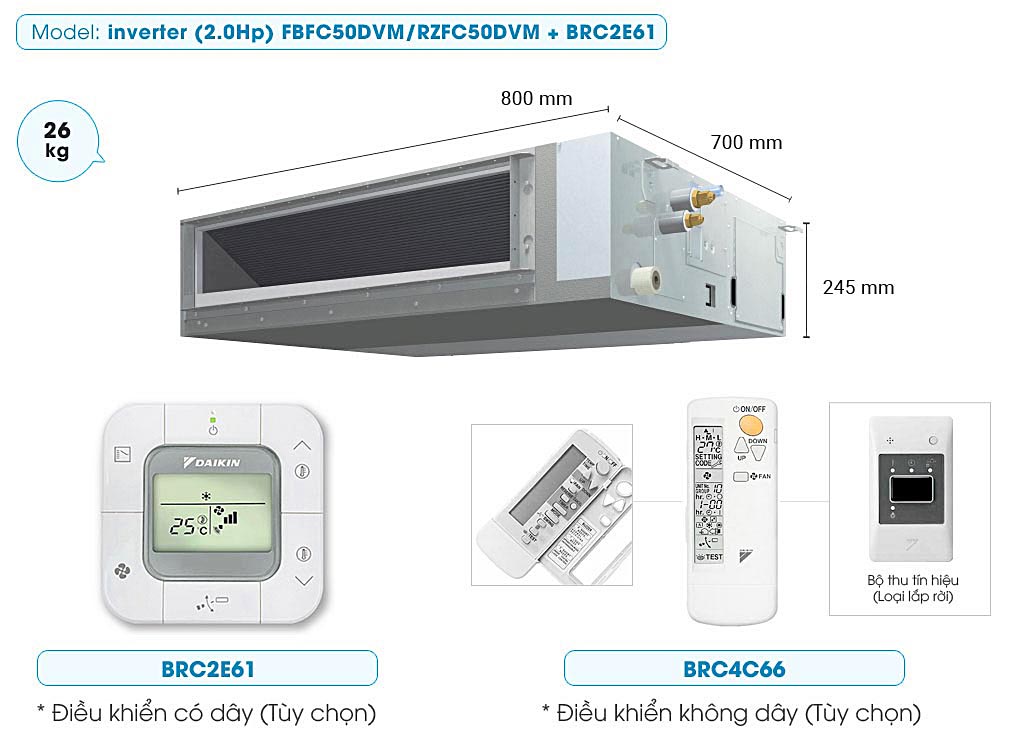 may-lanh-giau-tran-noi-ong-gio-daikin-inverter-20hp-fbfc50dvmrzfc50dvm-brc2e61-kich-thuoc